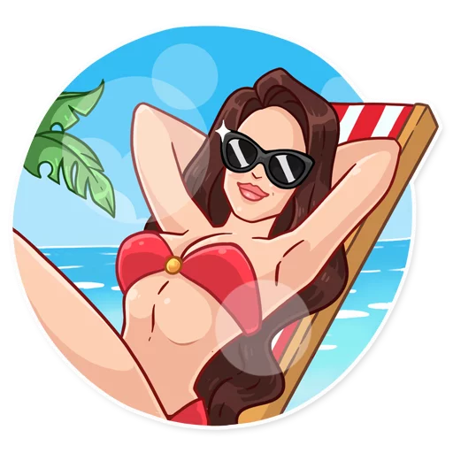 😎 Стикер «Lana Del Rey» для Telegram