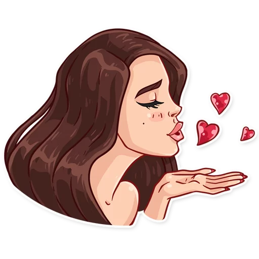 😘 Стикер «Lana Del Rey» для Telegram