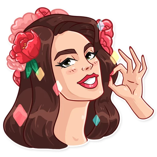👌 Стикер «Lana Del Rey» для Telegram