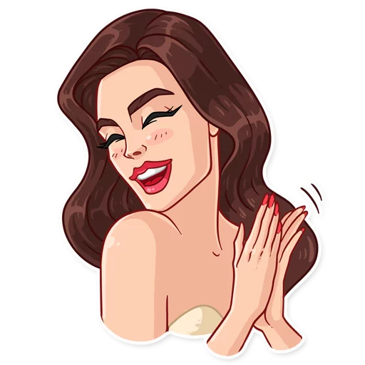 👏 Стикер «Lana Del Rey» для Telegram