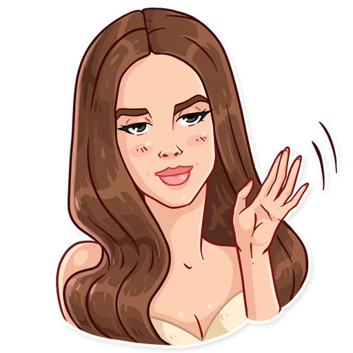 👋 Стикер «Lana Del Rey» для Telegram