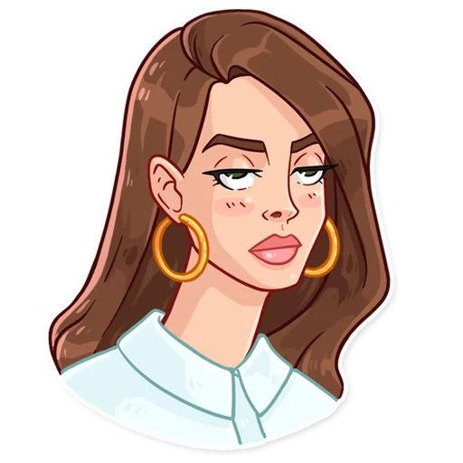 😒 Стикер «Lana Del Rey» для Telegram