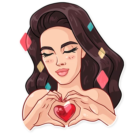 ❤️ Стикер «Lana Del Rey» для Telegram