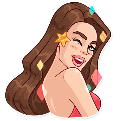 😉 Стикер «Lana Del Rey» для Telegram