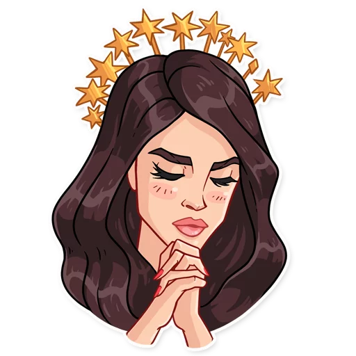 🙏 Стикер «Lana Del Rey» для Telegram