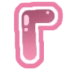 ❤️ Эмодзи «Розовые буквы» для Telegram