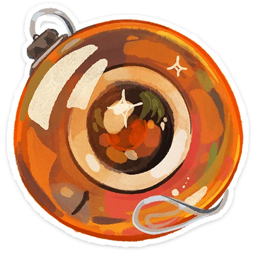 🎄 Стикер «Снегирь Борюшка» для Telegram