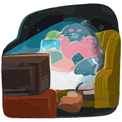 📺 Эмодзи «Борюшка» для Telegram