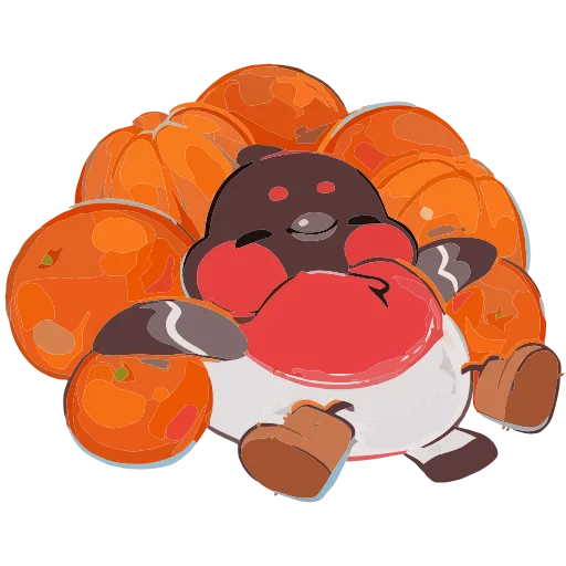 🍊 Эмодзи «Борюшка» для Telegram