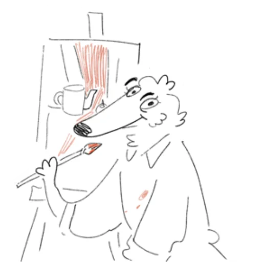 🎨 Стикер «долбоносик» для Telegram