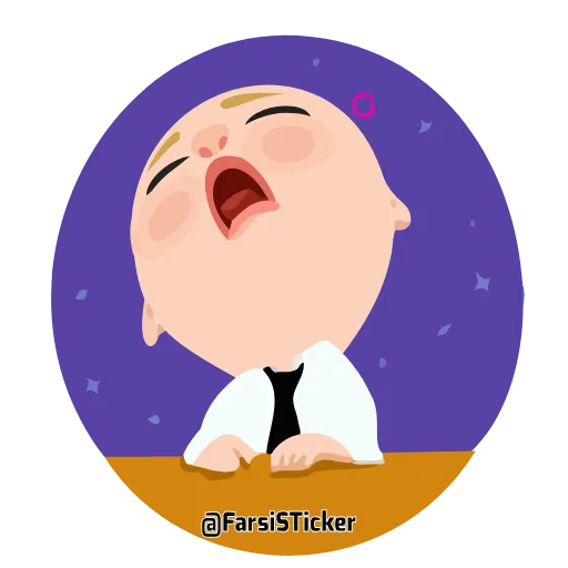😴 Стикер «BB» для Telegram