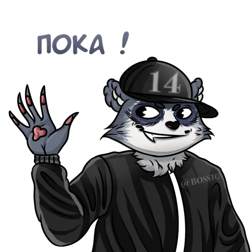 😝 Стикер «ENOT» для Telegram