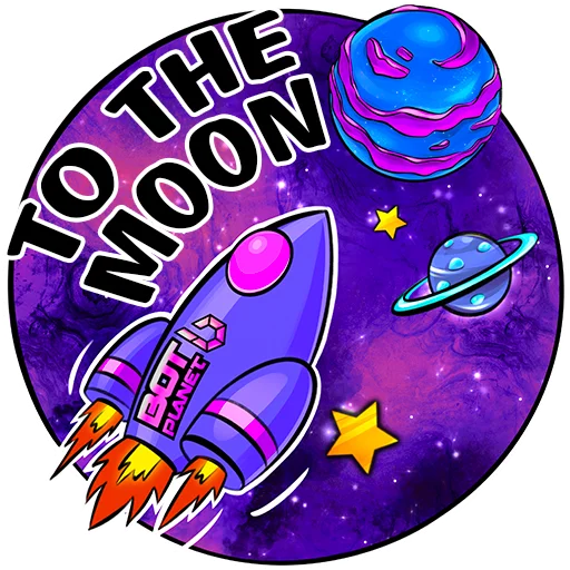 🚀 Стикер «BOT PLANET» для Telegram