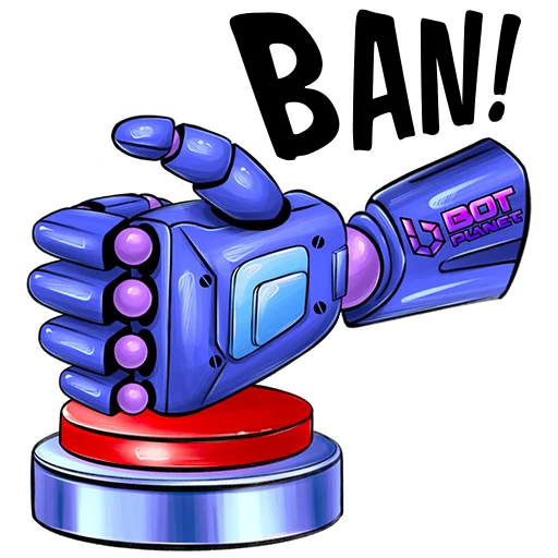 ❌ Стикер «BOT PLANET» для Telegram