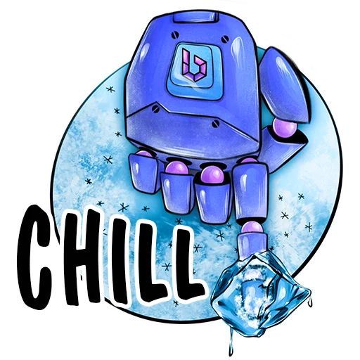 ❄️ Стикер «BOT PLANET» для Telegram
