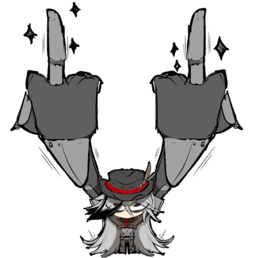 🖕 Стикер «bothill» для Telegram