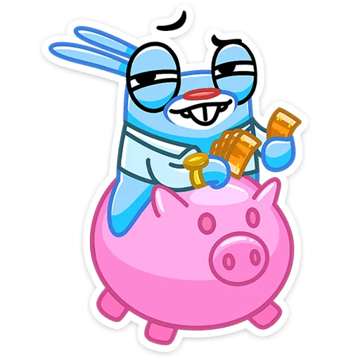 🐷 Стикер «Банси Бо» для Telegram