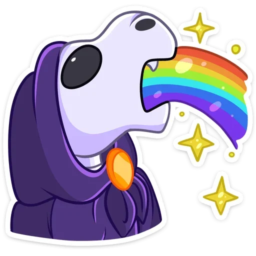 🌈 Стикер «Боуни» для Telegram