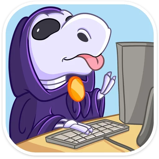 😛 Стикер «Боуни» для Telegram