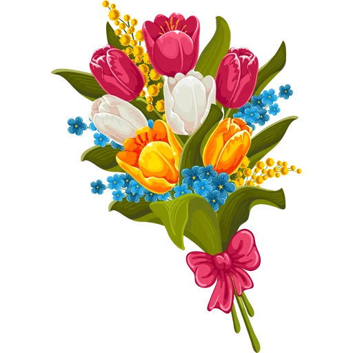 💐 Стикер «Guldasta Flowers» для Telegram