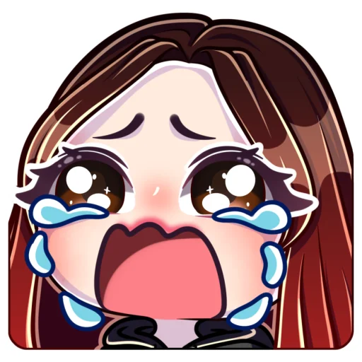 😭 Стикер «BOURBONYA» для Telegram