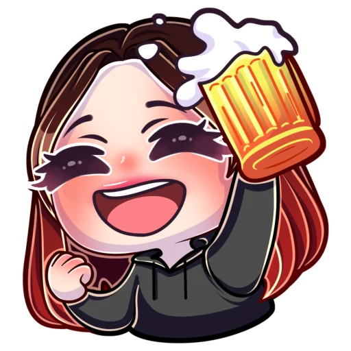 🥴 Стикер «BOURBONYA» для Telegram