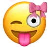 Стикер 27 Ios Pink Bow
