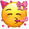 Стикер 35 Ios Pink Bow
