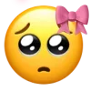 Стикер 51 Ios Pink Bow
