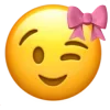 Стикер 16 Ios Pink Bow