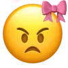 Стикер 55 Ios Pink Bow