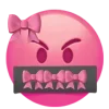Стикер 57 Ios Pink Bow