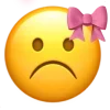 Стикер 46 Ios Pink Bow