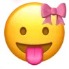 Стикер 25 Ios Pink Bow