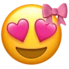 Стикер 18 Ios Pink Bow