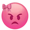 Стикер 56 Ios Pink Bow