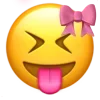 Стикер 26 Ios Pink Bow