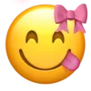 Стикер 24 Ios Pink Bow