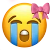 Стикер 53 Ios Pink Bow