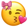 Стикер 20 Ios Pink Bow