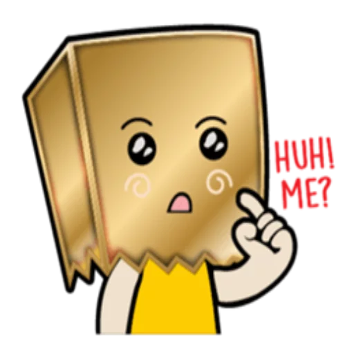 😰 Стикер «Box Head» для Telegram