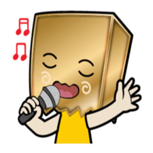 🎤 Стикер «Box Head» для Telegram