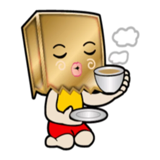 ☕ Стикер «Box Head» для Telegram