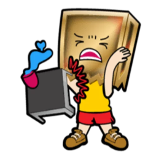 😡 Стикер «Box Head» для Telegram
