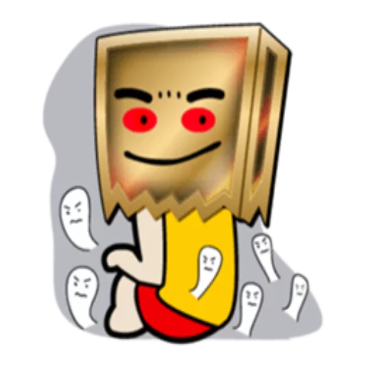 😈 Стикер «Box Head» для Telegram
