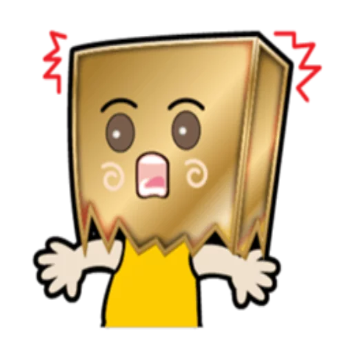 😱 Стикер «Box Head» для Telegram