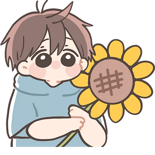 🌻 Стикер «Летний кун» для Telegram
