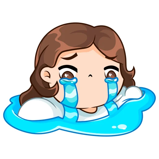 😭 Стикер «Юля Боярова» для Telegram
