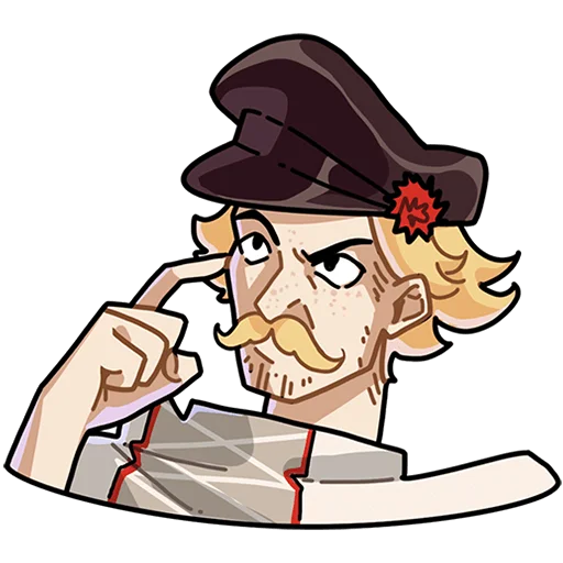 🤔 Стикер «Бояре в Подберезовке Без Текста» для Telegram