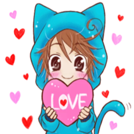 ❤ Стикер «Boycat» для Telegram